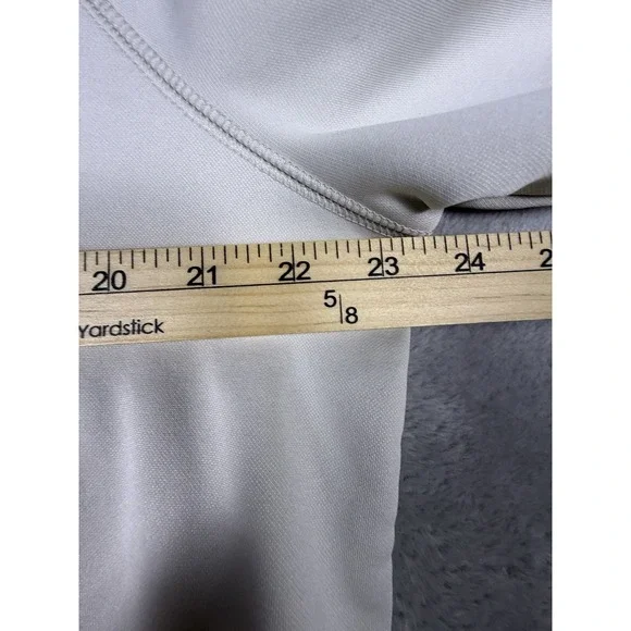 Hurley Sweatshirt Mens Large Cream Beige Crewneck Fleece Retro Surfer Pullover - Picture 6 of 10